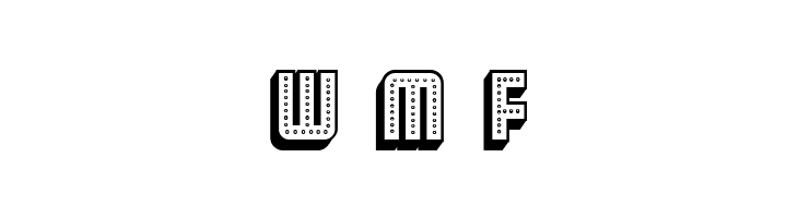 Broadway 3D Regular  Free Fonts Download
