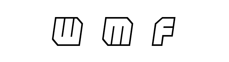 Zipper blues Outline  Free Fonts Download