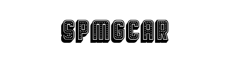 Broadway 3D Filled Regular  Free Fonts Download
