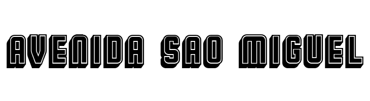 Broadway Flat 3D Filled Regular  Free Fonts Download