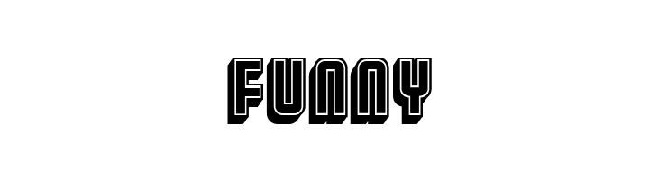 Broadway Flat 3D Filled Regular  Free Fonts Download