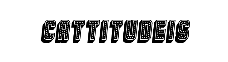 Broadway 3D Filled Italic  Free Fonts Download