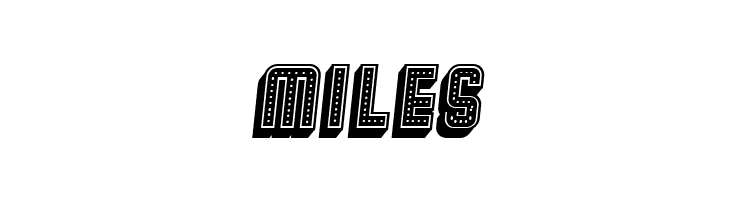 Broadway 3D Filled Italic  Free Fonts Download