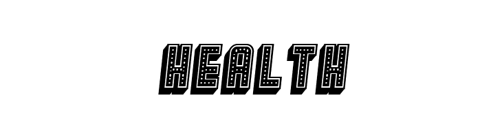 Broadway 3D Filled Italic  Free Fonts Download