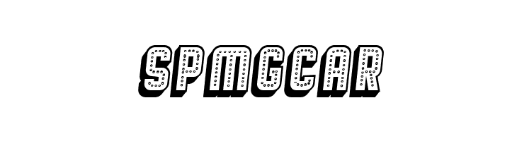 Broadway 3D Italic  Free Fonts Download