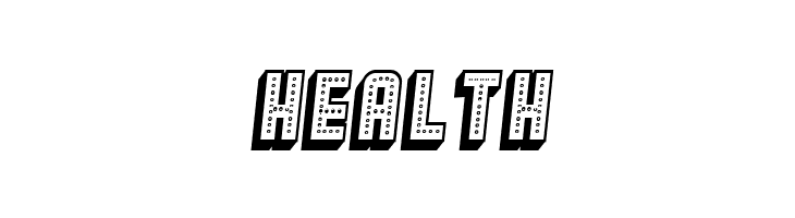Broadway 3D Italic  Free Fonts Download