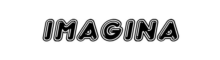 Bubble3D Italic  Free Fonts Download