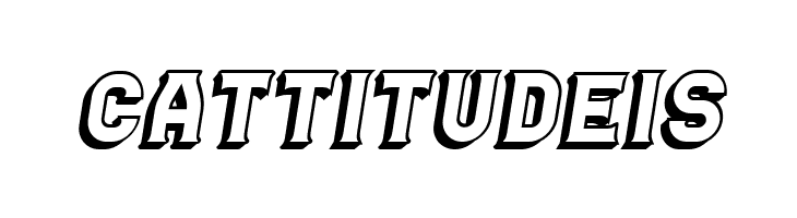 Casino 3D Italic  Free Fonts Download