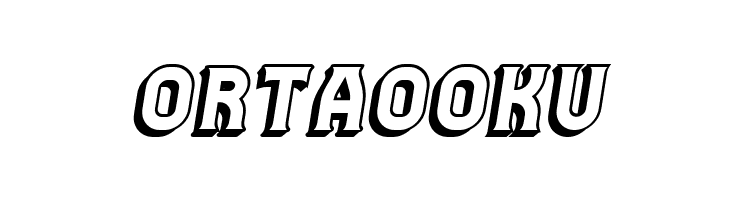 Casino 3D Italic  Free Fonts Download