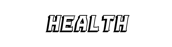 Casino 3D Italic  Free Fonts Download