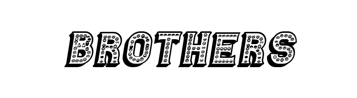 Casino 3D Marquee Italic  Free Fonts Download