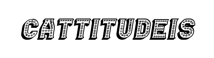 Casino 3D Marquee Italic  Free Fonts Download