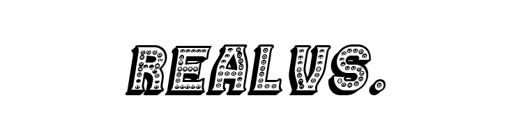 Casino 3D Marquee Italic  Free Fonts Download