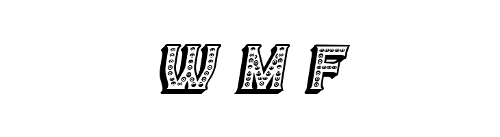 Casino 3D Marquee Italic  Free Fonts Download