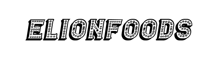 Casino 3D Marquee Italic  Free Fonts Download