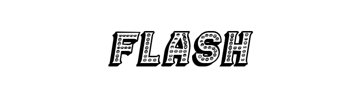 Casino 3D Marquee Italic  Free Fonts Download