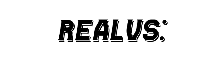 Casino Flat Shadow Italic  Free Fonts Download