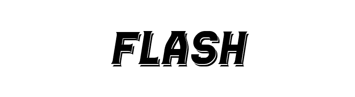 Casino Flat Shadow Italic  Free Fonts Download