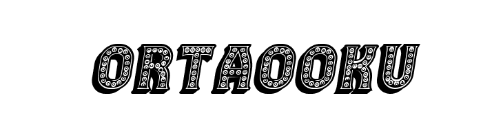 Casino 3D Filled Marquee Italic  Free Fonts Download
