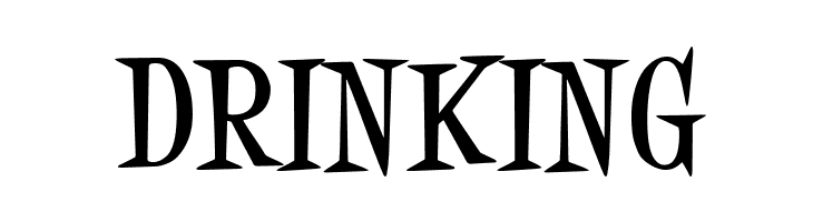 DRINKING Desigers Bold Font