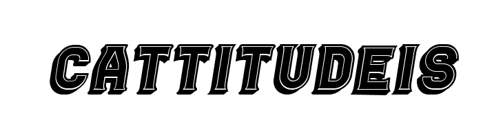 Casino 3D Filled Italic  Free Fonts Download