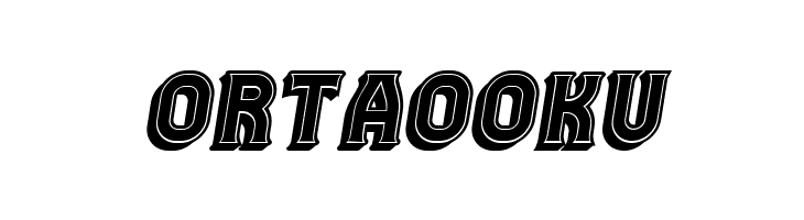 Casino 3D Filled Italic  Free Fonts Download