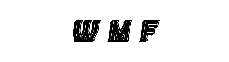 Casino 3D Filled Italic  Free Fonts Download