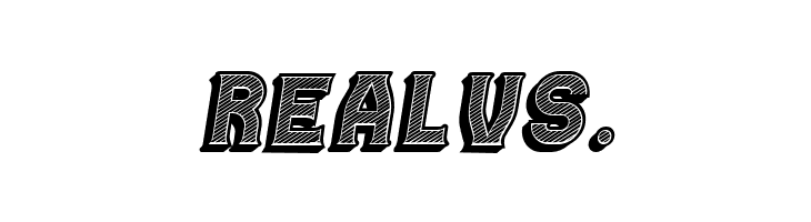 Casino 3D Lines Italic  Free Fonts Download