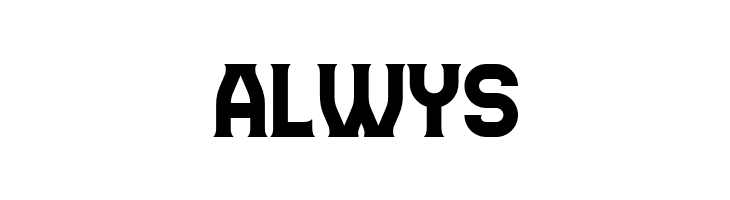 ALWYS Casino Flat Regular Font