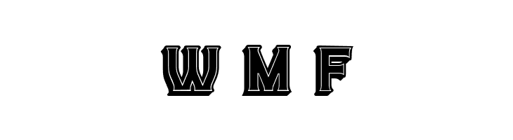 Casino 3D Filled Regular  Free Fonts Download