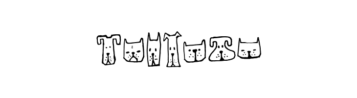 Cats and Dogs Regular  Free Fonts Download