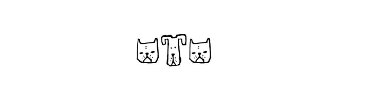 Cats and Dogs Regular  Free Fonts Download