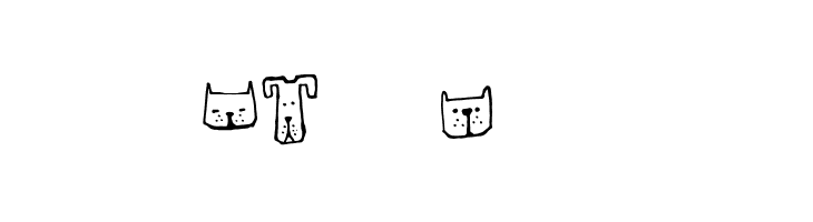 Cats and Dogs Regular  Free Fonts Download