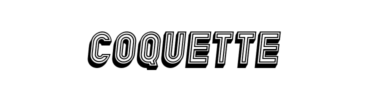 Chicago Bright Neon 3D Italic  Free Fonts Download