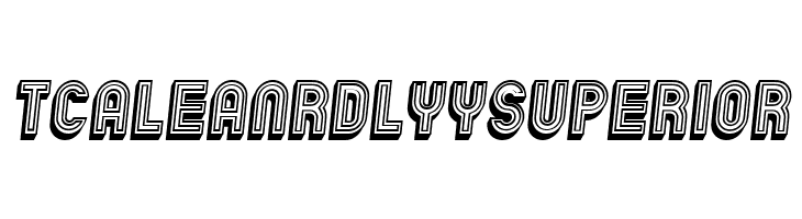 Chicago Bright Neon 3D Italic  Free Fonts Download