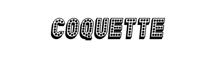 Chicago 3D Italic  Free Fonts Download