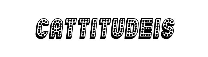 Chicago 3D Italic  Free Fonts Download