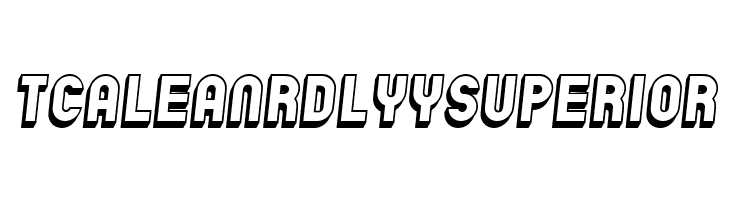 Chicago Flat 3D Italic  Free Fonts Download