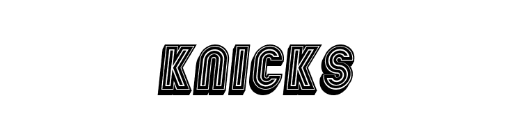 Chicago Neon 3D Italic  Free Fonts Download