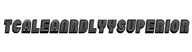 Chicago Neon 3D Italic  Free Fonts Download