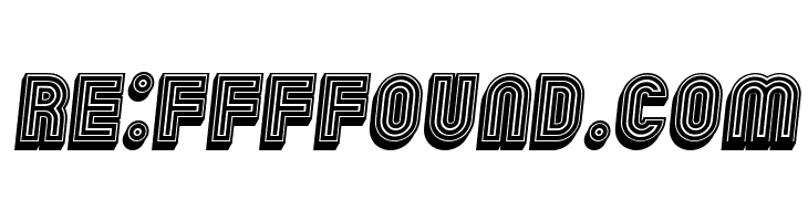 Chicago Neon 3D Italic  Free Fonts Download