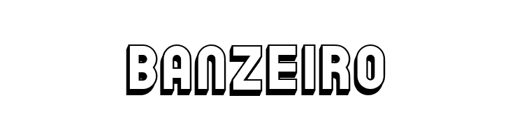 Chicago Flat 3D Regular  Free Fonts Download