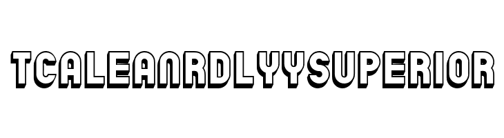 Chicago Flat 3D Regular  Free Fonts Download