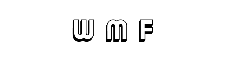 Chicago Flat 3D Regular  Free Fonts Download