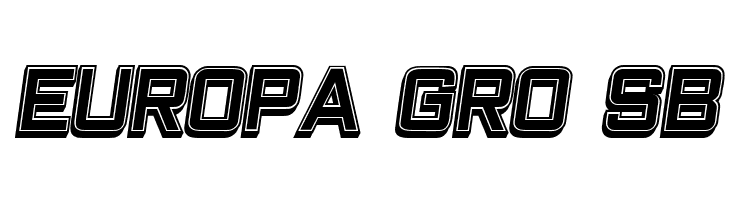 Closeness Outline Filled Italic  Free Fonts Download