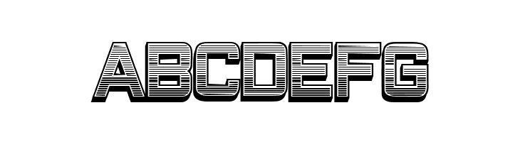 Closeness Outline Gradient Regular  Free Fonts Download