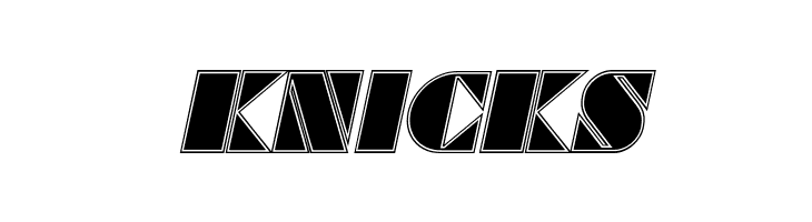 Commanders Outlined Italic  Free Fonts Download