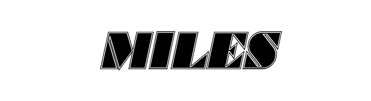 Commanders Outlined Italic  Free Fonts Download