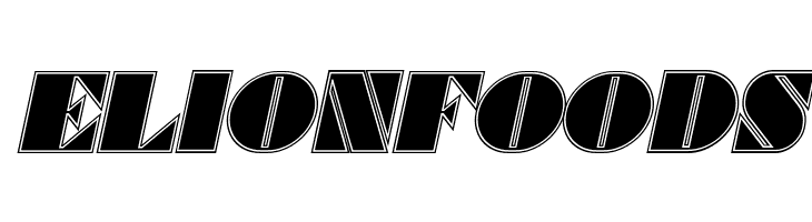 Commanders Outlined Italic  Free Fonts Download
