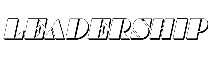 Commanders Shadow Italic  Free Fonts Download